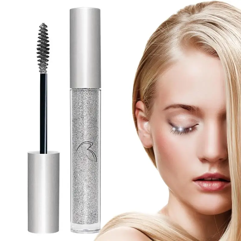 Glitter Mascara Glitter Lash Mascara glänzend 3,5g leicht zu entfernen wasserdicht langlebige Augen Make-up Lieferungen für Frauen Damen Mädchen