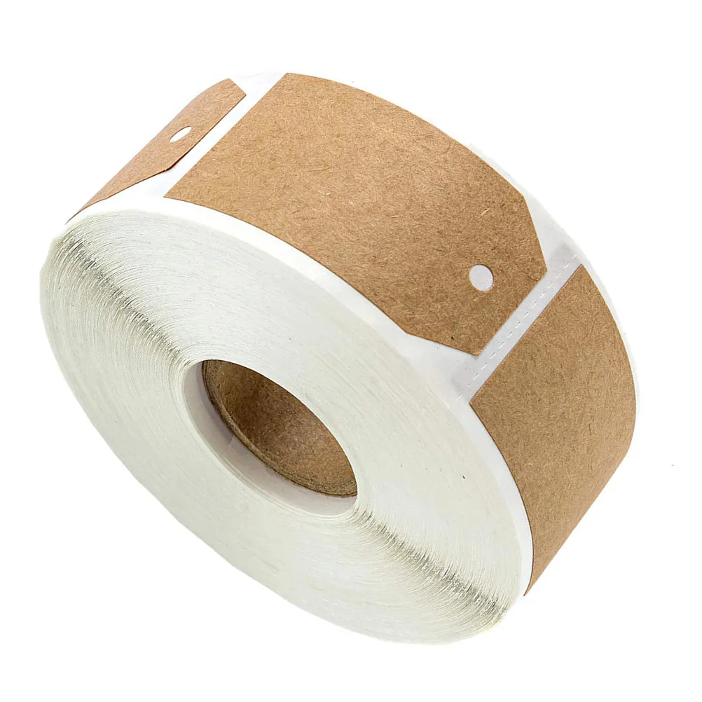 

Этикетки из крафт-бумаги, пустые самоклеящиеся этикетки для классификации, для офиса, школы, кухни, библиотеки, логистики, организации хранения