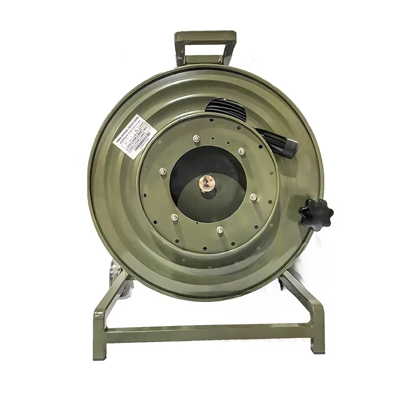 Capacity 1000 m 3.0mm Cable Roller Holder Roller Portable Tactical Fiber Optic Cable Roller