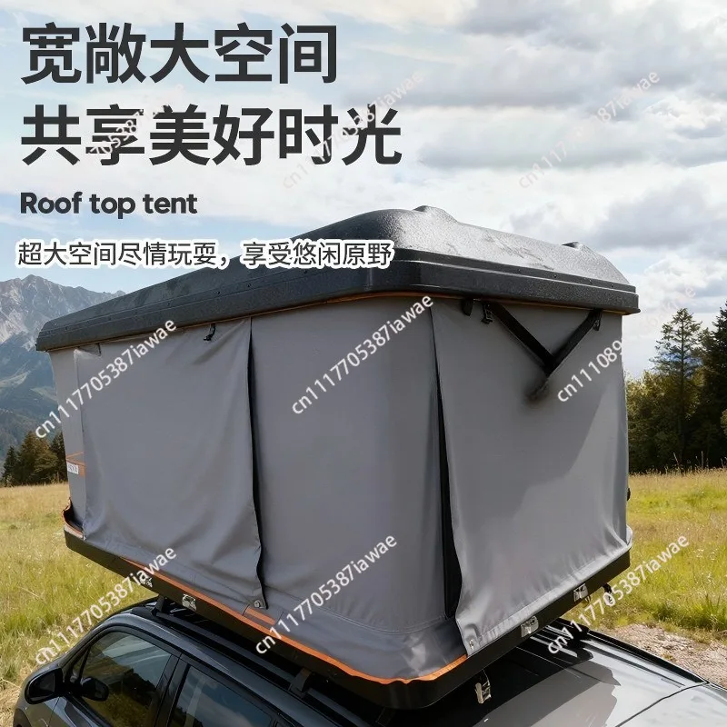 Automatic helicopter outdoor car self-driving tour off-road hard shell top camping ABS composite car roof tent quick open