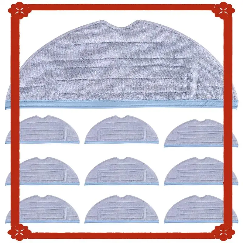 

24-Hour Delivery 10 Pack Mop Cloth For Roborock S7 S7+ T7 T7 Plus G10 G10S Pro Vacuum Mop Pads Rag Replacement