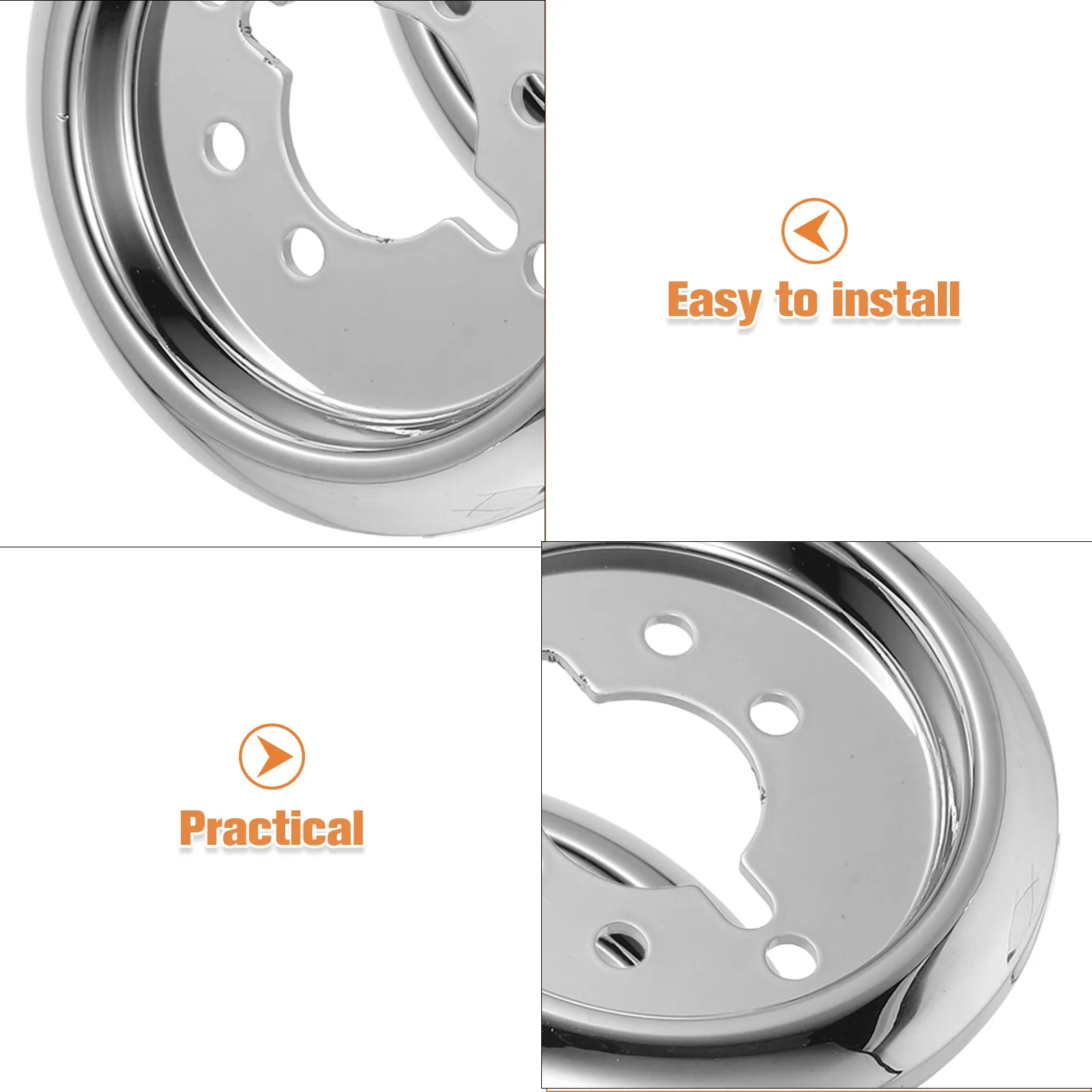 2Pcs Rotating Gas Stove Switch Knob Base Sleek Glossy Bbq Grill Control Knob Base for Outdoor Cooking Griddle Oven Range Burner