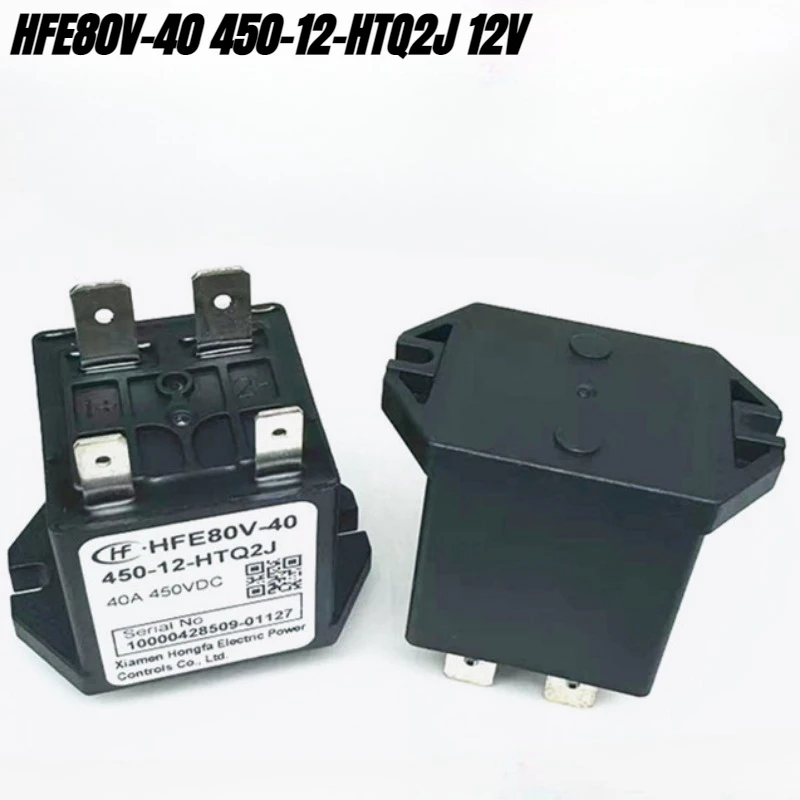 （Brand New Original）1pcs/lot 100% original genuine relay:HFE80V-40 450-12-HTQ2J 12V Hongfa DC contactor relay