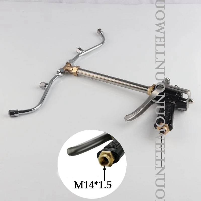 High Pressure Atomizing Nozzle Spray Gun Set 2 4 6 8 10 Sprinkler Head Agricultural Fruit Tree Pesticide Disinsection Spray Gun