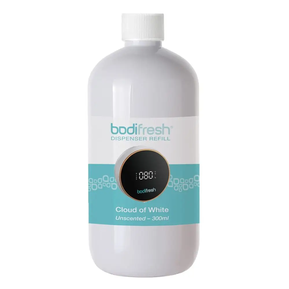 

Plant-Based Toilet Paper Dispenser Refill, Hypoallergenic, Enriched with Vitamin E, Over 700 Uses, 10.14 fl oz Unscented