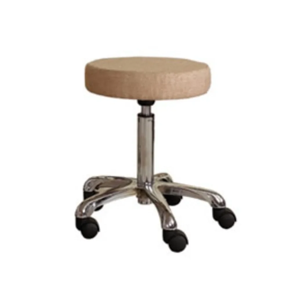 Commercial furniture Durable aluminum alloy tripod Small round stool, wear-resistant universal caster round stool