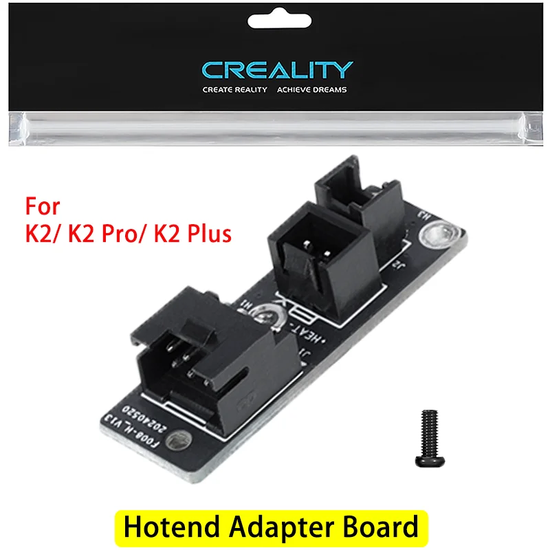 Creality Original K2/K2 Pro/K2 Plus Hotend Adapter Board,Hotend Plate,Extruder HotEnd Cable Adapter Board for K2 Series 3D Print
