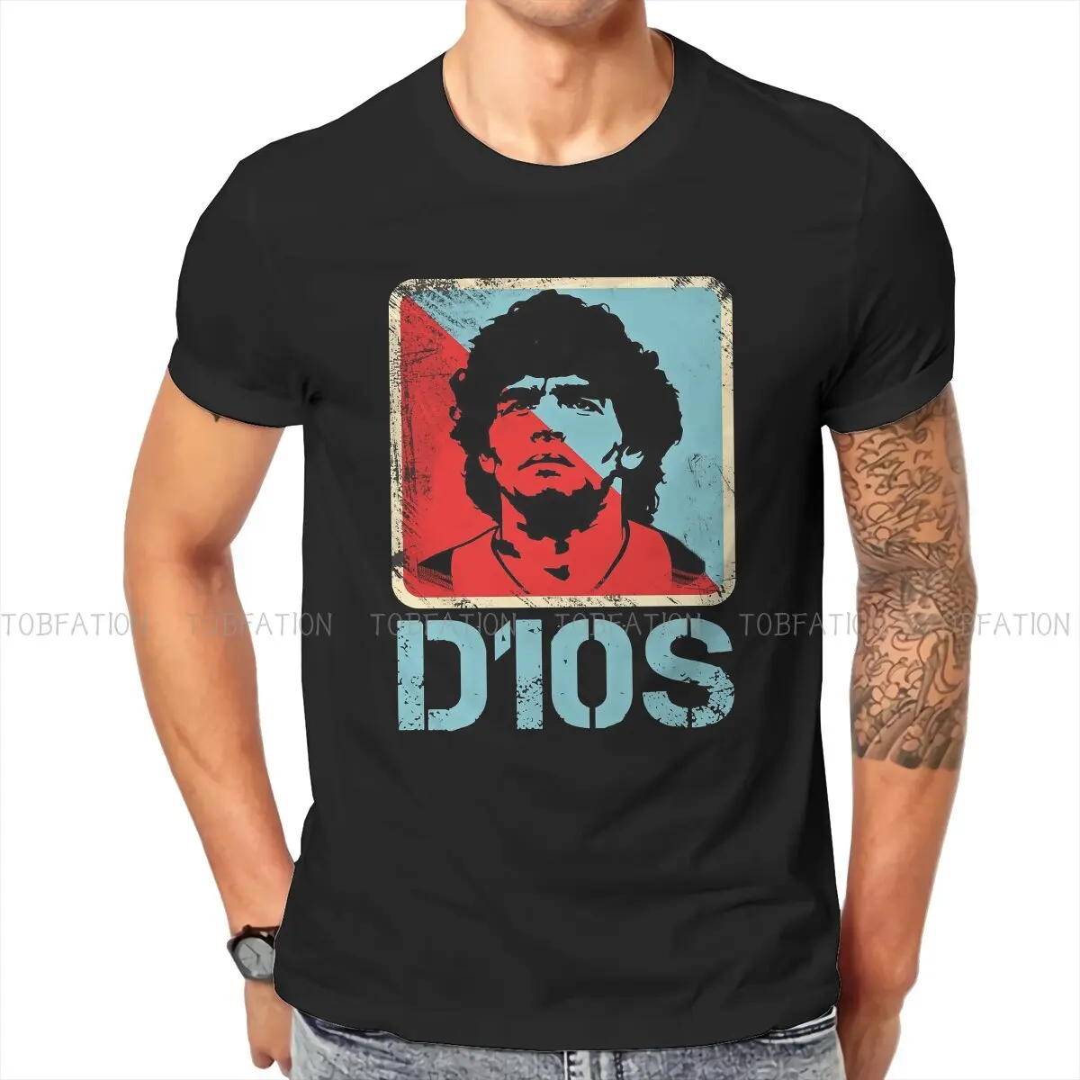 Argentina Football Legend Diego 10 Tshirt Homme Men's Polyester Streetwear Blusas T Shirt For Men