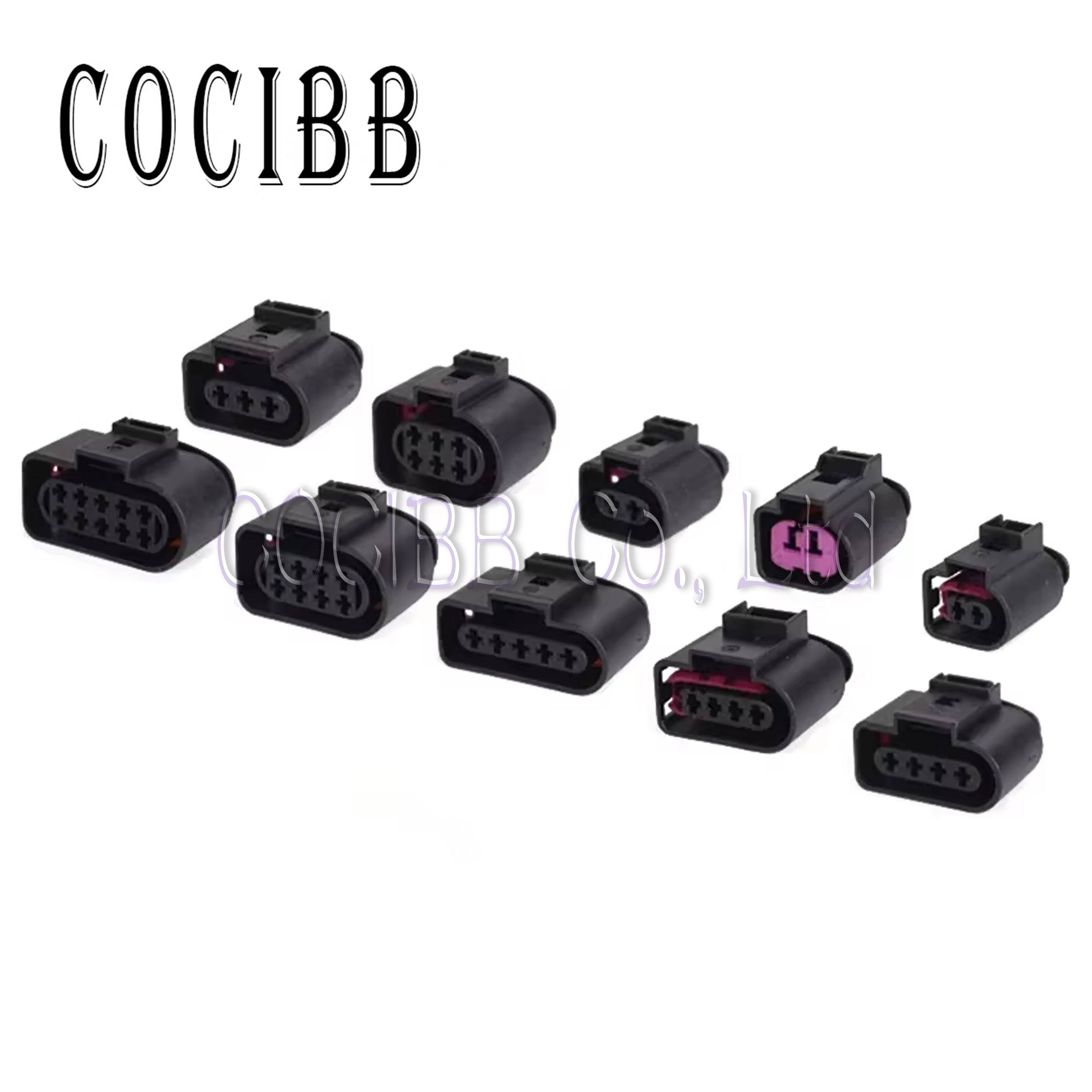 

1 Set 2 3 4 5 6 8 10 Pin Automotive Ignition Coil Electrical Connector 3.5 MM Car Female Wire Plug Socket for Audi VW Passat