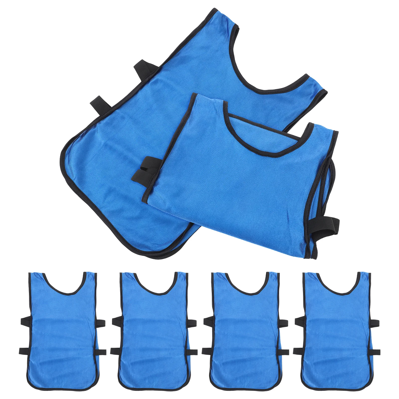 6 Pcs Breathable Vest Training Waistcoat Aldult Fast Drying Soccer Football Scrimmage