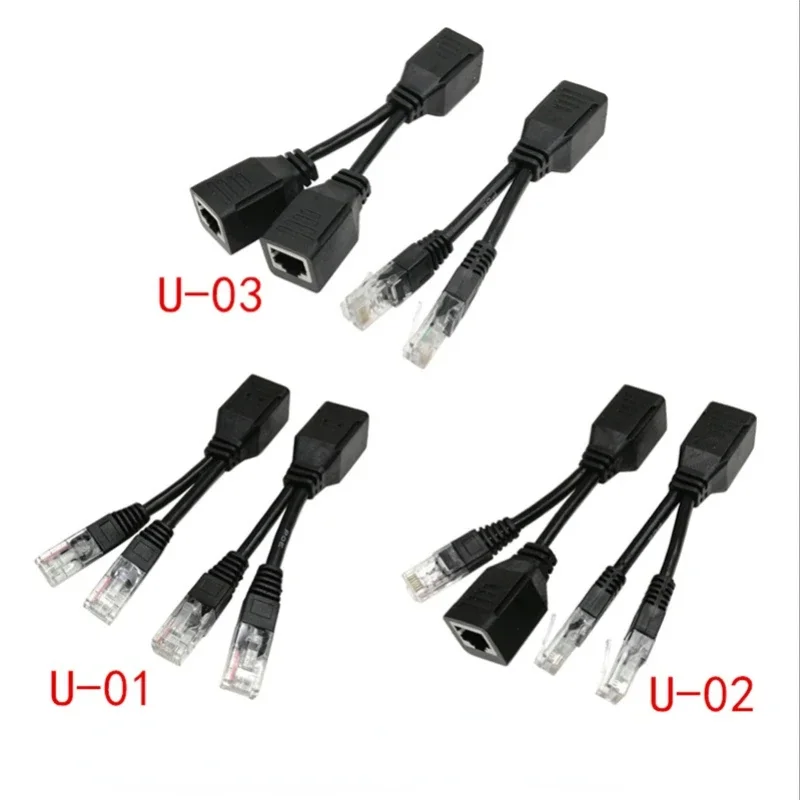 2 шт./1 пара, Пассивный кабель RJ45