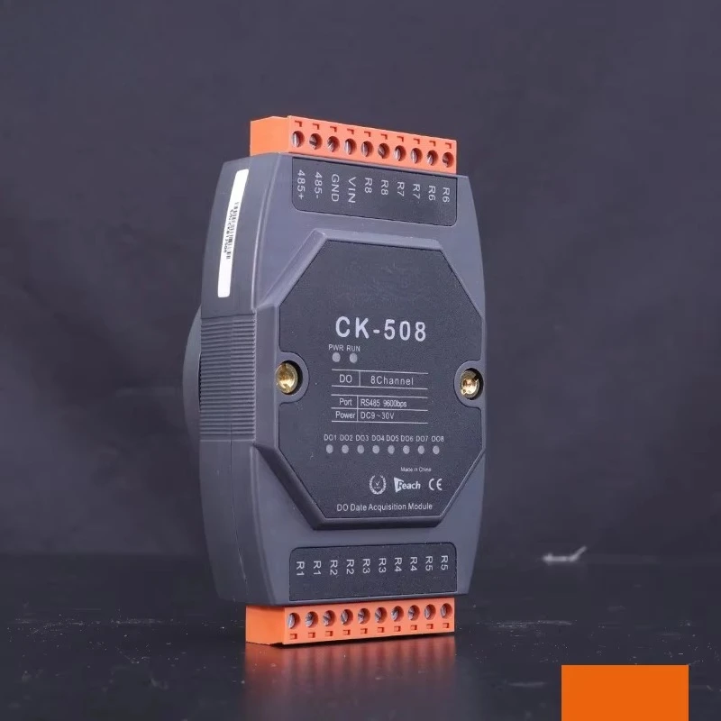 CK-508 8-Channel RS485 Modbus RTU Remote IO Module with Relay Output Multi-Function New Generation Product 8DO