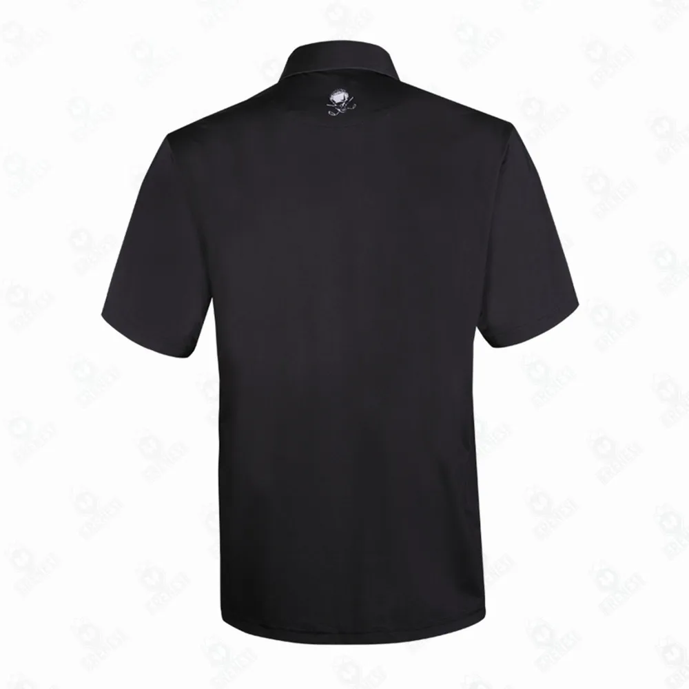 Men's Performance Pro Cool Stretch Tattoo Golf Shirt Fashion Polo Summer Short Sleeves Sports Casual Tennis T-Shirt Clothes