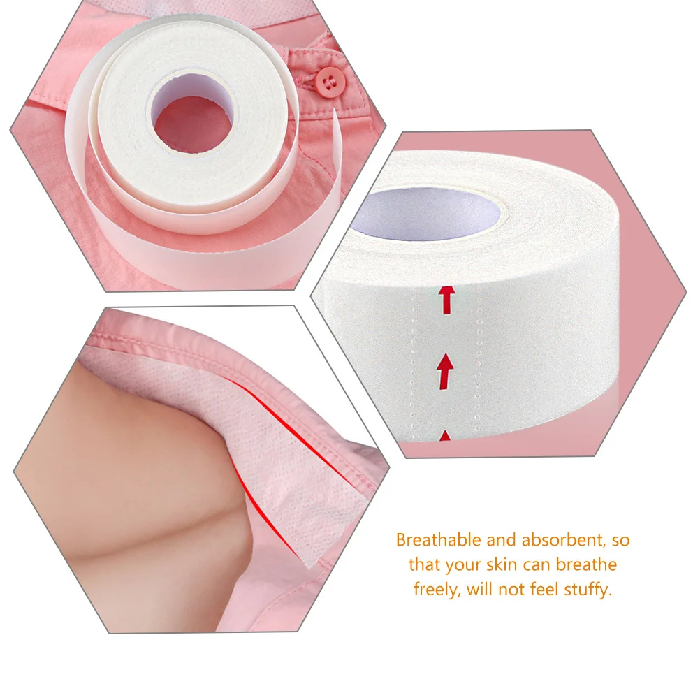 2 لفات لزجة وسادة العرق قبعة بطانة العرق للاستخدام اليومي شرائط امتصاص المحمولة غطاء حامي في الهواء الطلق يمكن ارتداؤها إمدادات العرق #3