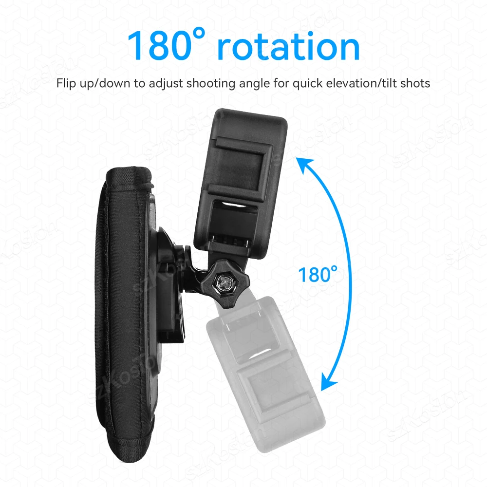 360 Rotation Bag Backpack Shoulder Strap Mount Strap Holder for GoPro 13 12 11 10 9 DJI Action 5 4 Insta360 X4 X3 X2 Accessories