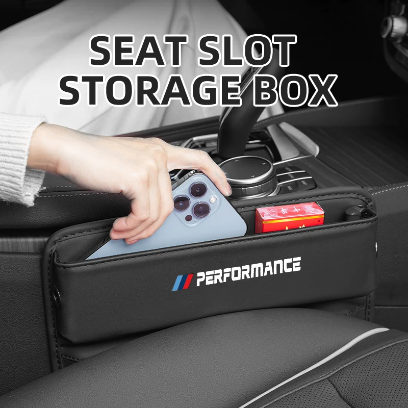 Car Seat Gap Filler Organizer Center Console Storage Box For BMW 5 Series X3 X5 X7 F10 F30 G01 G05 6GT G30 G60 G32 Accessories