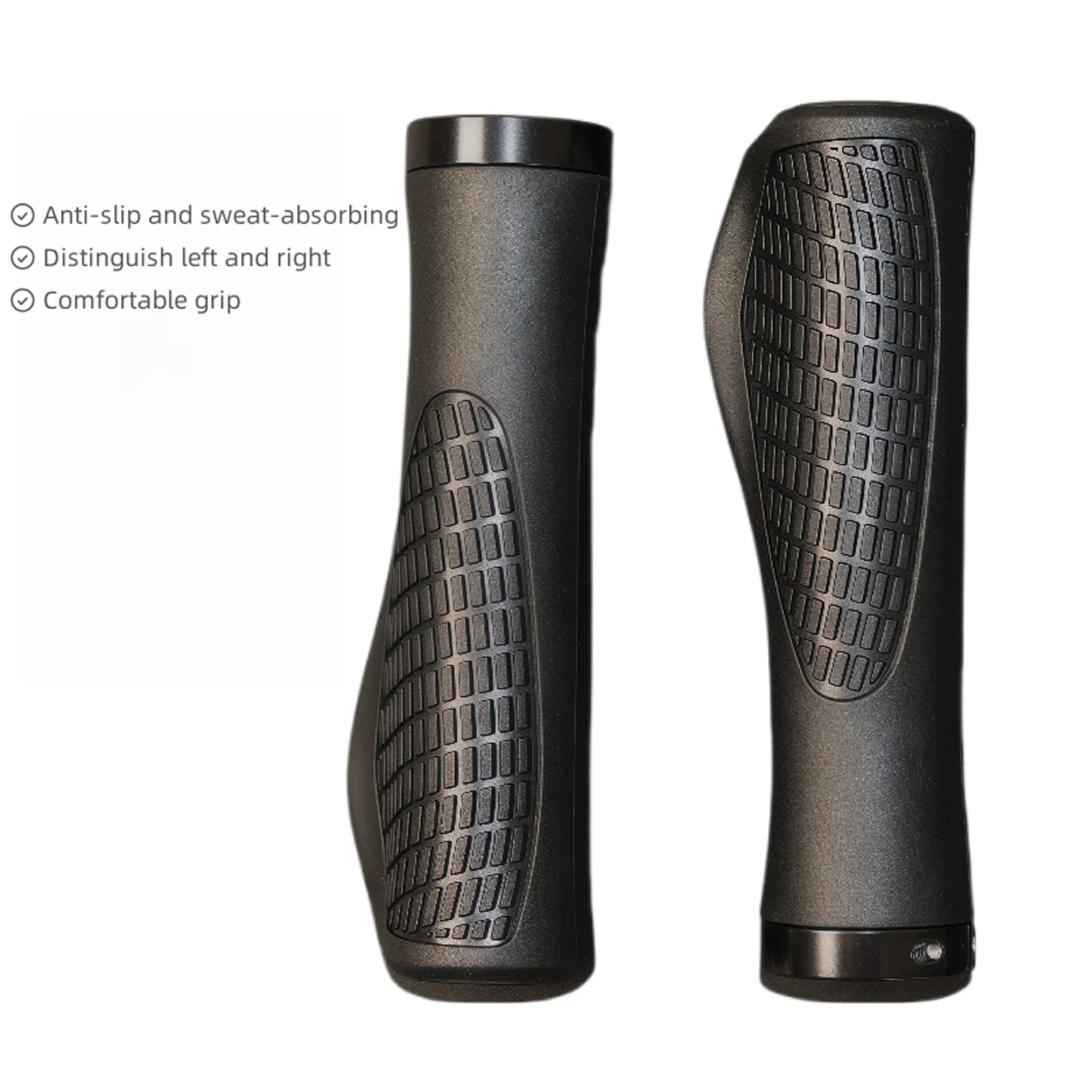 

Bicycle Handlebar Grips MTB Mountain Bike Handle Bar Grip Cover Shockproof Non-Slip 22mm Soft Rubber Grip Handle Grips for ebike