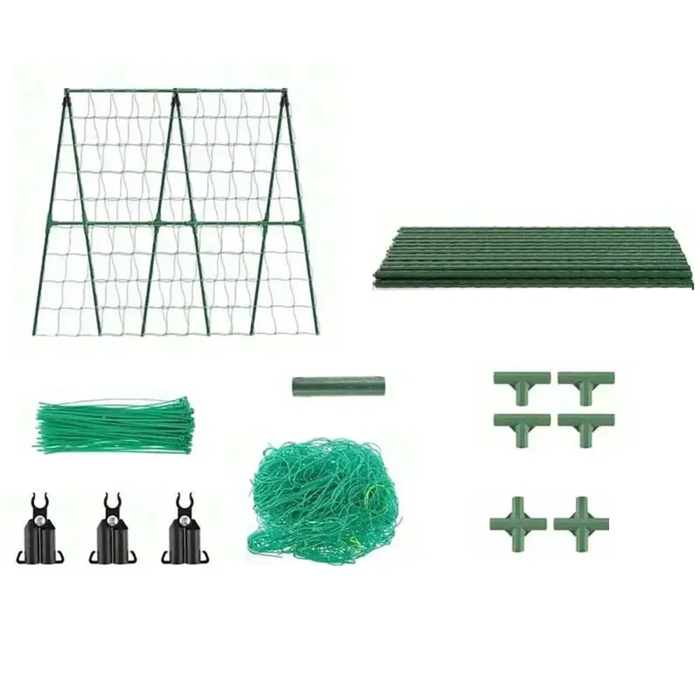 Garden Trellis A-shaped Plant Support Garden Care Plant Support System 80*120cm Trellis For Cucumbers And Pumpkins