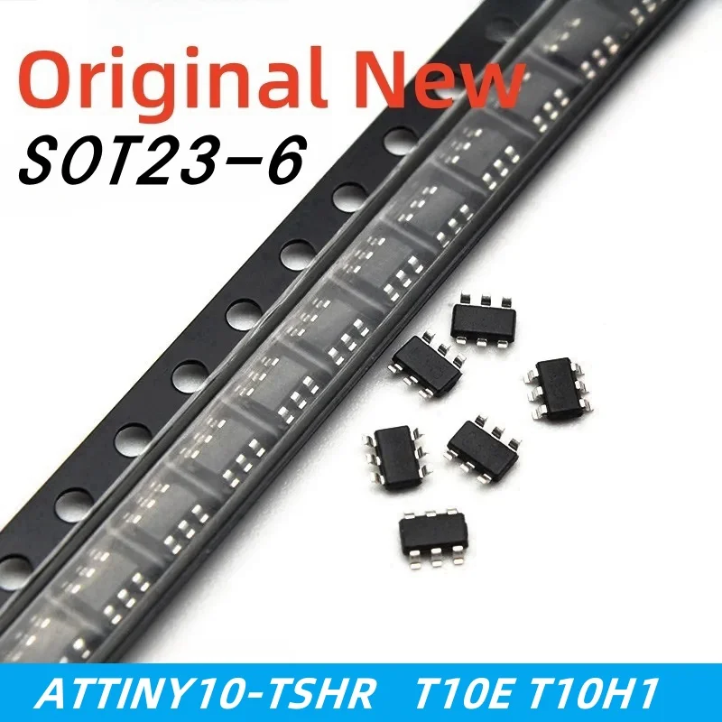 

10pcs 100% New ATTINY10-TSHR ATTINY10 T10E sot23-6 Chipset