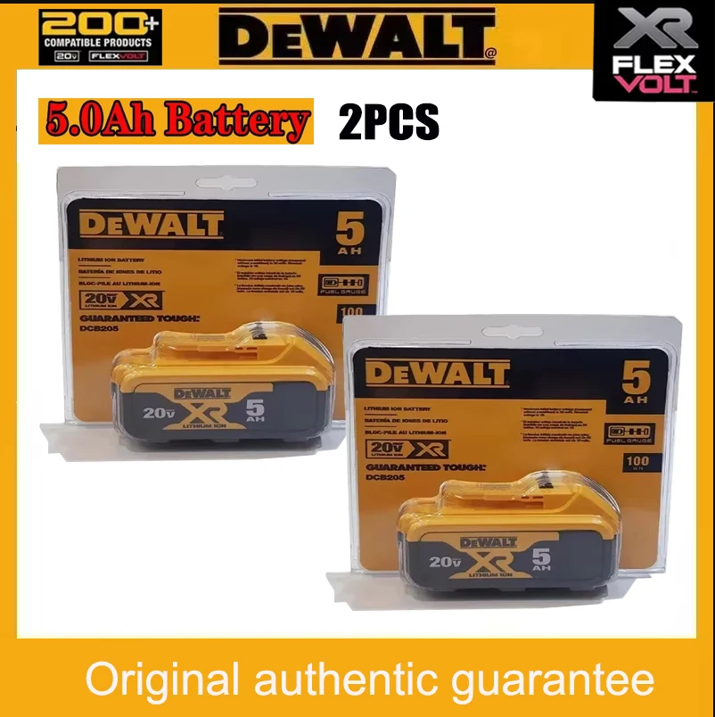 

Newly packaged genuine dehydrated 20V 2AH 5AH 6AH battery, dehydrated DCB200 cordless power tool battery rechargeable battery