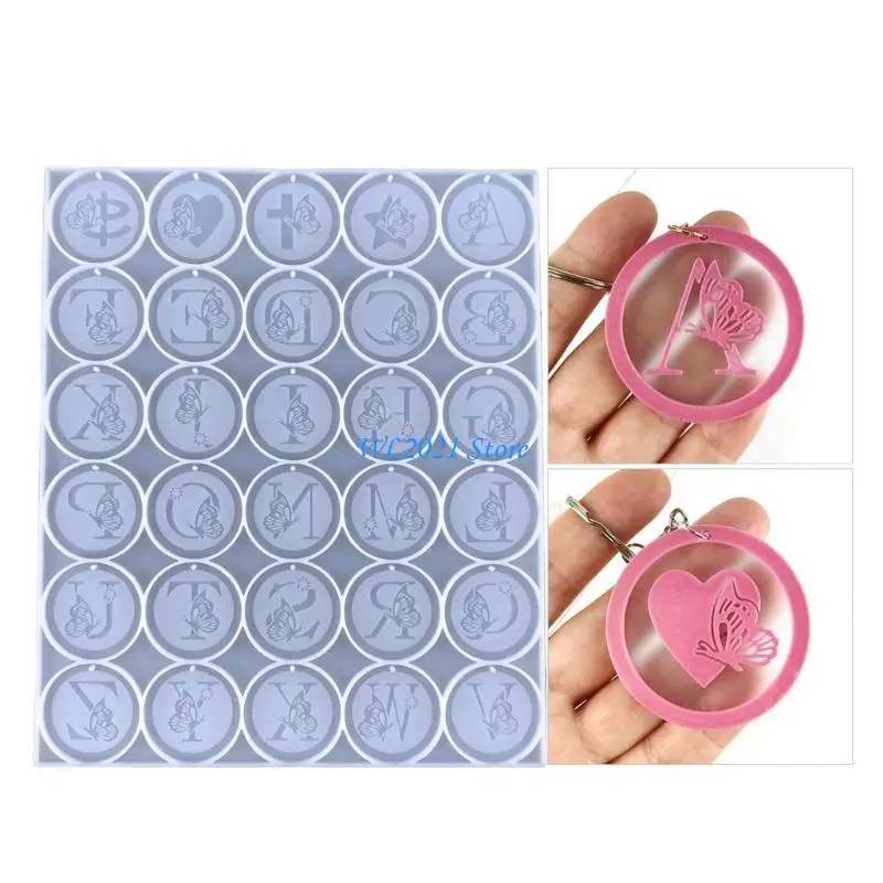 

G5GC Butterfly-Resin Mold Silicone Earring Resin Mold Keychain Pendant Charms Mold