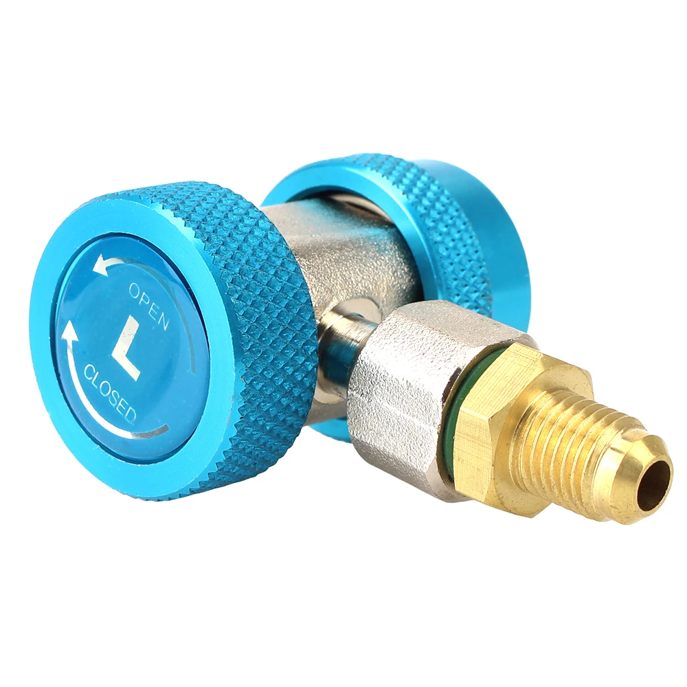 R134A High Low Car Accessories Adjustable Car air conditioner fluoride converter 2Pcs Quick Coupler Connector Adapter