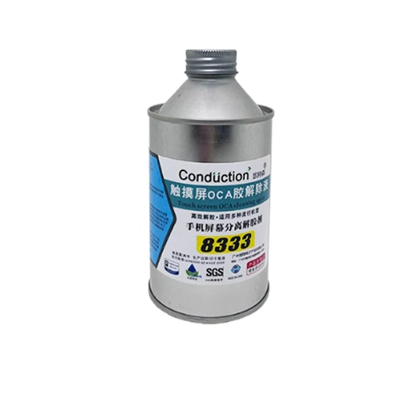 100/250/500ml Efficient 8333 Touch Screen OCA Polarizer Removing Liquids Samsung Mac Repair Solution Glue Cleaning Fluid