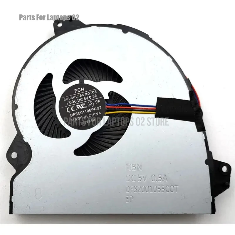 New For Asus ROG Strix GL753 GL753VD GL753VD-DS71 GL753VE GL753VE-DS74 GL753VE-IS74 GL753VE-RS71 GL753VW Laptop CPU Cooling Fan