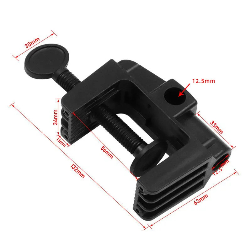 Lampada da tavolo universale staffa a sbalzo morsetto Hardware supporto in plastica supporto per luce microfono lampada da tavolo Clip accessori per