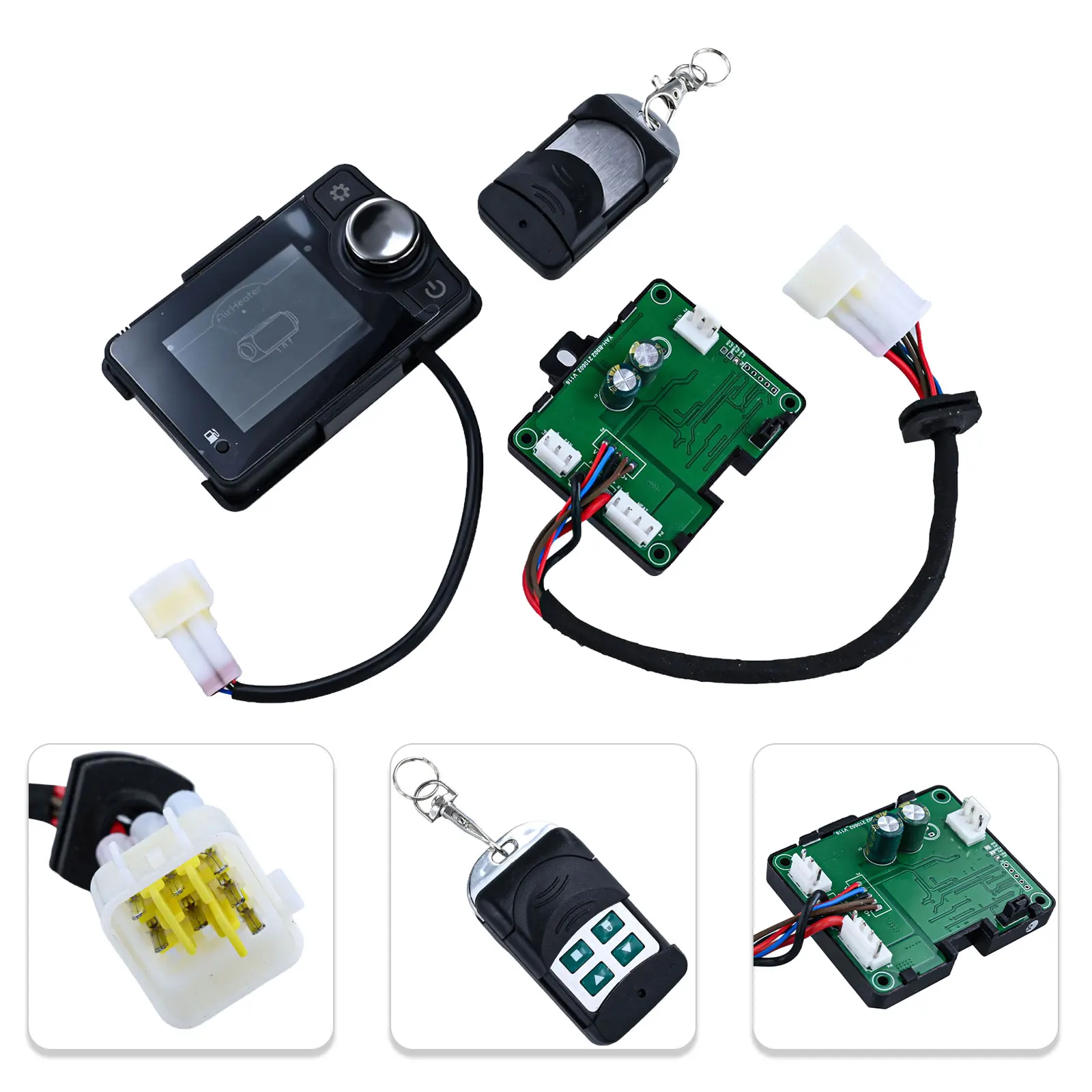 

Controller LCD Display Car Monitor Parking Controller Temperature Display Feature Wire Systems Lightweight Suitable