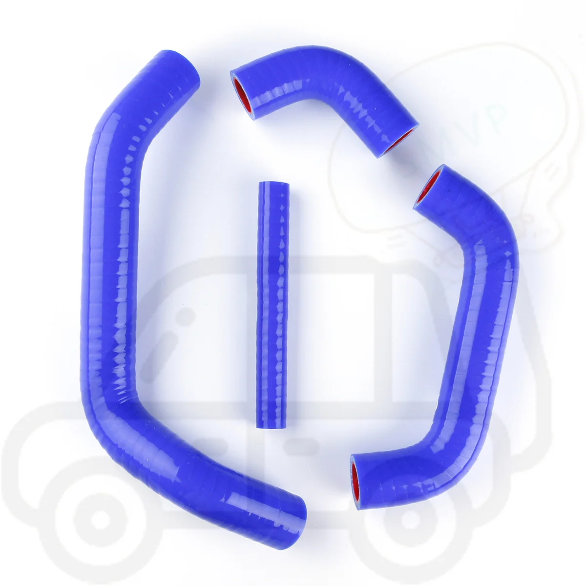 For Suzuki RM250 RM 250 1983 1984 1985 1986 Motorcycle Silicone Radiator Hose Kit 4PCS 3-ply Performance Parts Upper and Lower