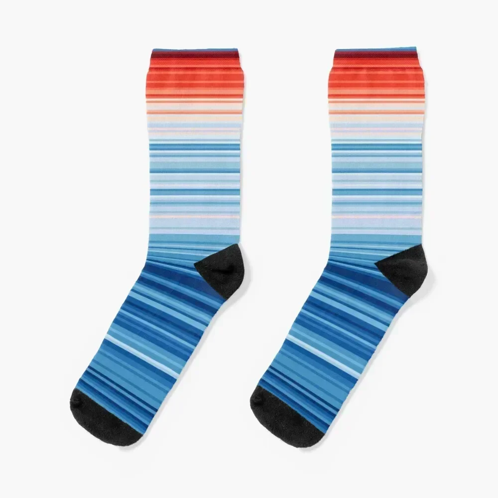 

Climate Change Stripes Socks christmas stocking Antiskid soccer shoes Men's Socks Luxury Women's