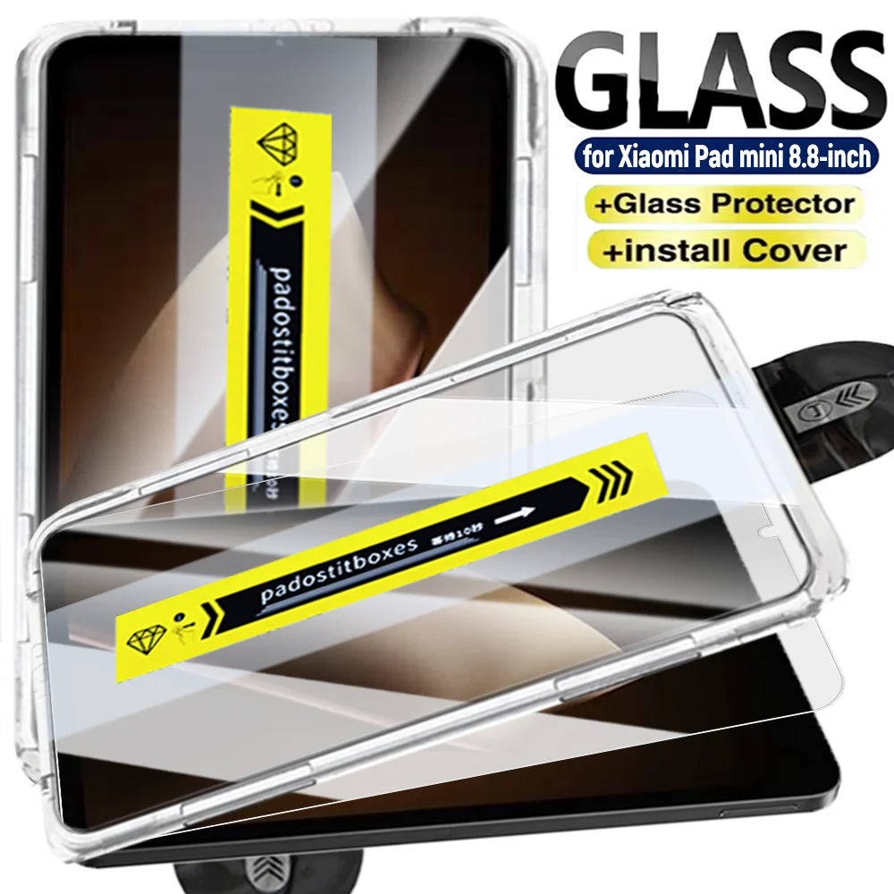 

2/1pcs Tempered Glass Dust-Free Screen Protector for Xiaomi Pad Mini 8.8-inch 2025 Protective Films with Auto Installation Kits