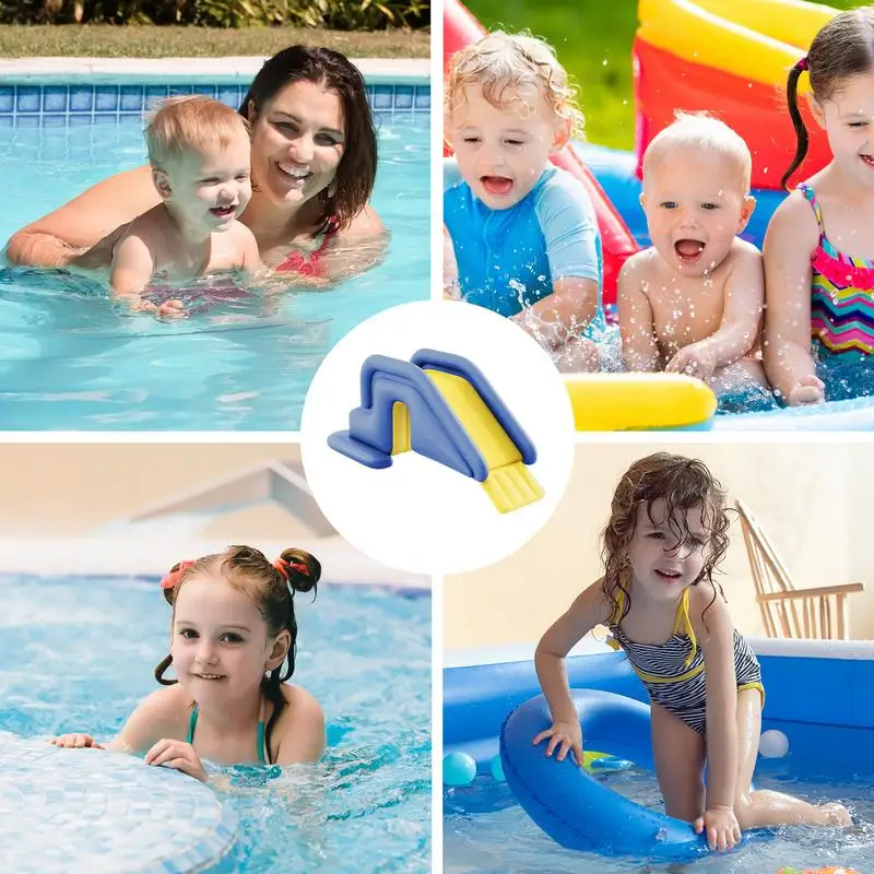 Tobogán inflable portátil para niños y niñas, tobogán de piscina para interiores