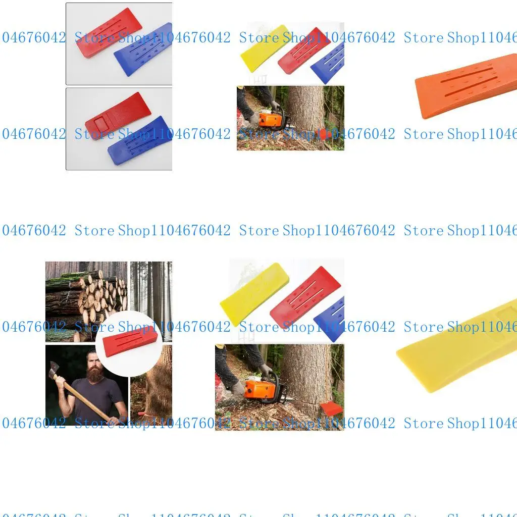 

5asd Effective Durable Tree Felling Wedges with Plastic Logging Tool Tree Felling Wedges Cutting Supplies for Chainsaw