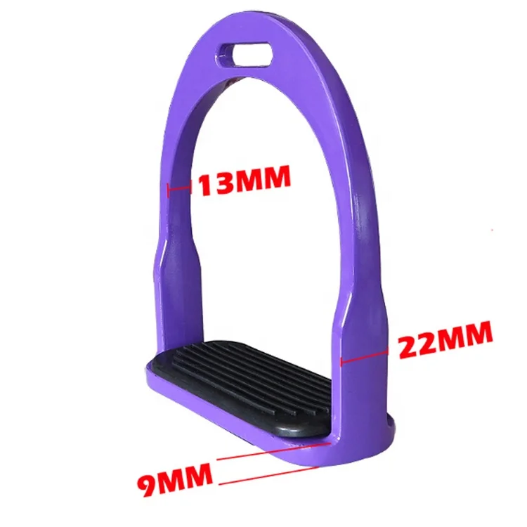 ركاب حصان من الألومنيوم شديد التحمل وغير قابل للانزلاق #3