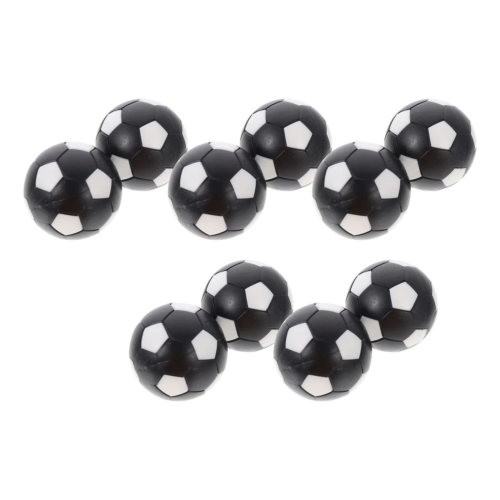 10 قطع من كرات كرة القدم البلاستيكية الصغيرة لكرات كرة القدم مجموعة بديلة مدمجة لطاولة ملحقات ألعاب كرة القدم المكتبية #5