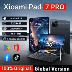 Xioami-Tableta Pad 7 Pro versión Global, dispositivo Original con pantalla HD de 11 pulgadas, 4K, Android 14, 20000mAh, 5G, SIM Dual, llamadas telefónicas, WiFi, GPS, 22GB + 2T