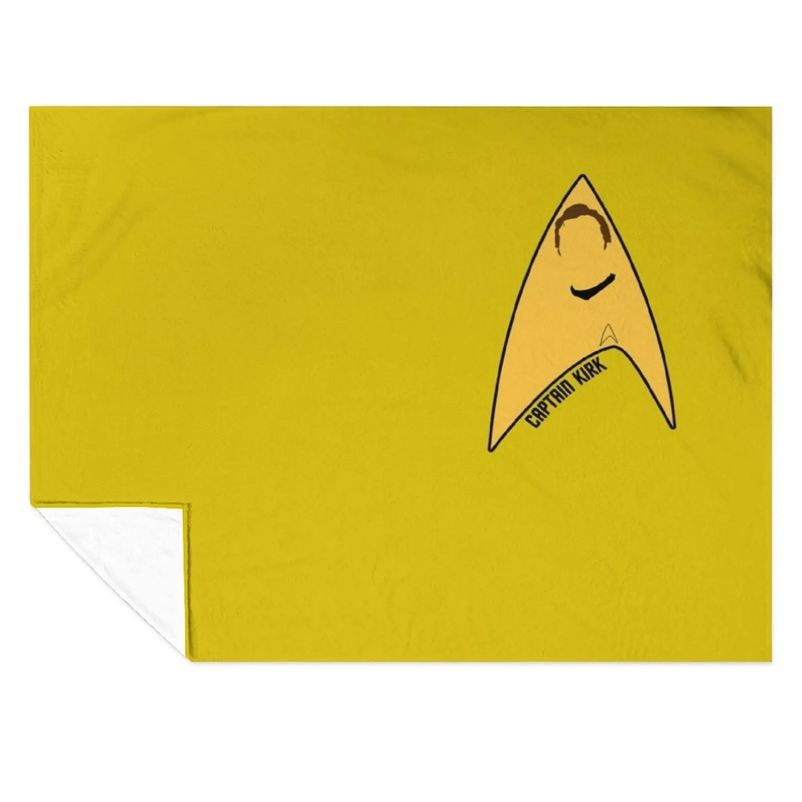 

Captain Kirk Throw Blanket Hair Bed linens Beach Blankets