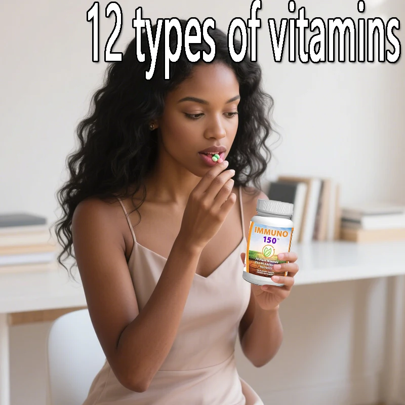 

12 types of vitamin capsules promote metabolism immune regulation cell repair growth and development energy metabolism