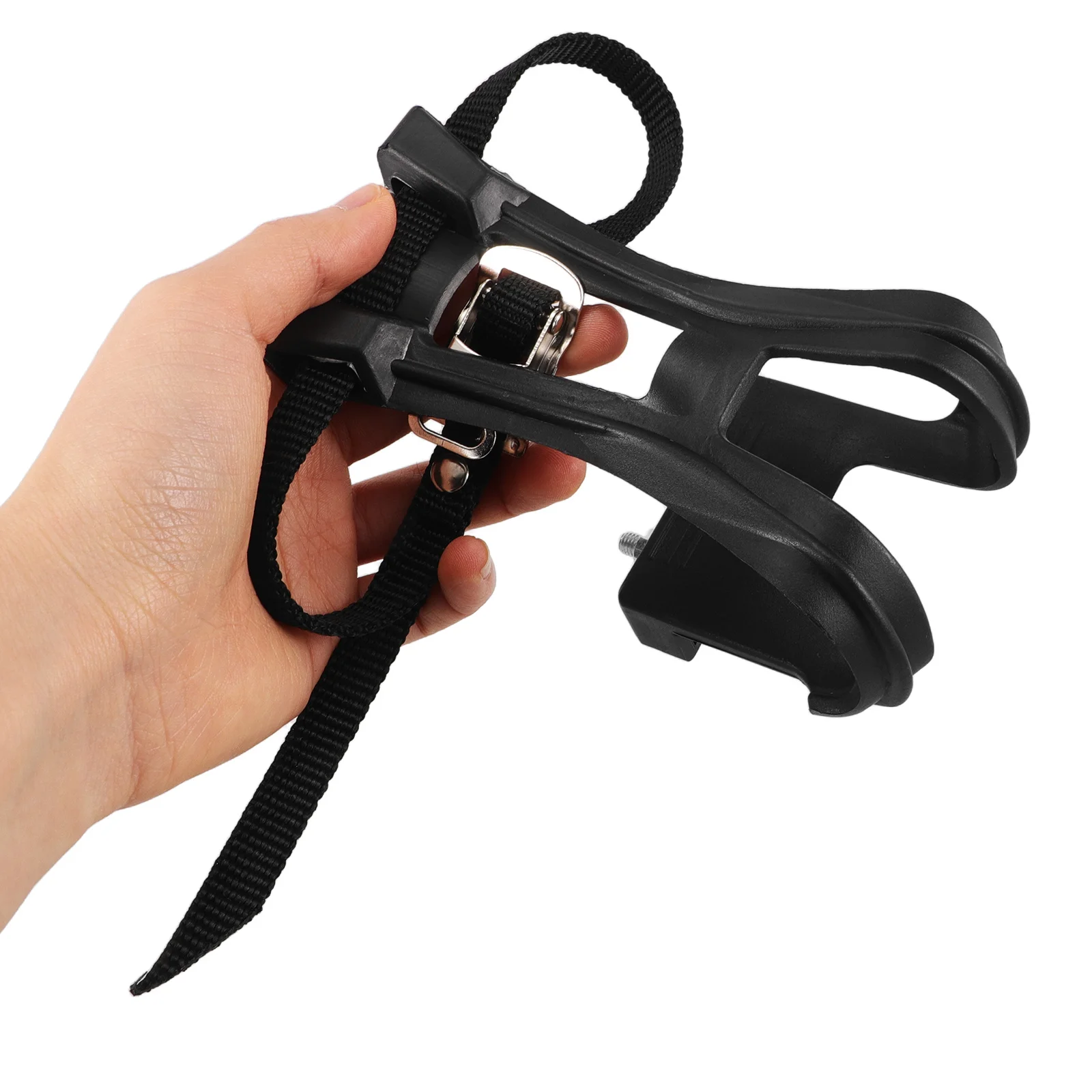 2Pcs Bike Pedal Toe Cages Straps Plastic Nylon Anti-Slip Protection for Road Cycling Accessories