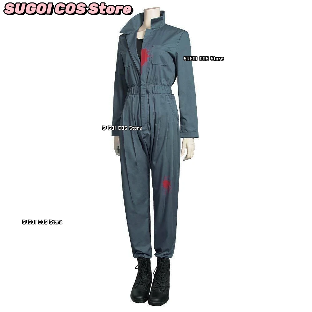 أزياء الهالوين مايكل مايرز التأثيرية لفيلم الهالوين ملابس العمل النسائية حللا موحدة عرض الرسوم المتحركة ملابس شعر مستعار الدعامة لعب الأدوار