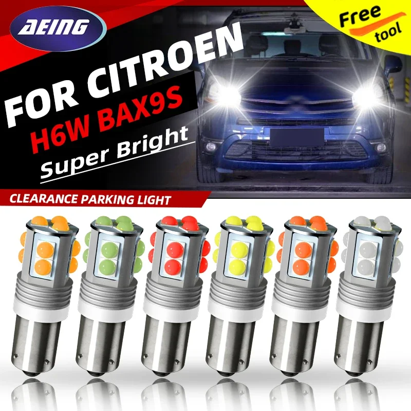 2pcs Car LED Clearance Side Marker Parking Lights Lamps Bulbs No Error For Citroen C4 Grand Picasso 1 MPV UD UA C5 2/Break