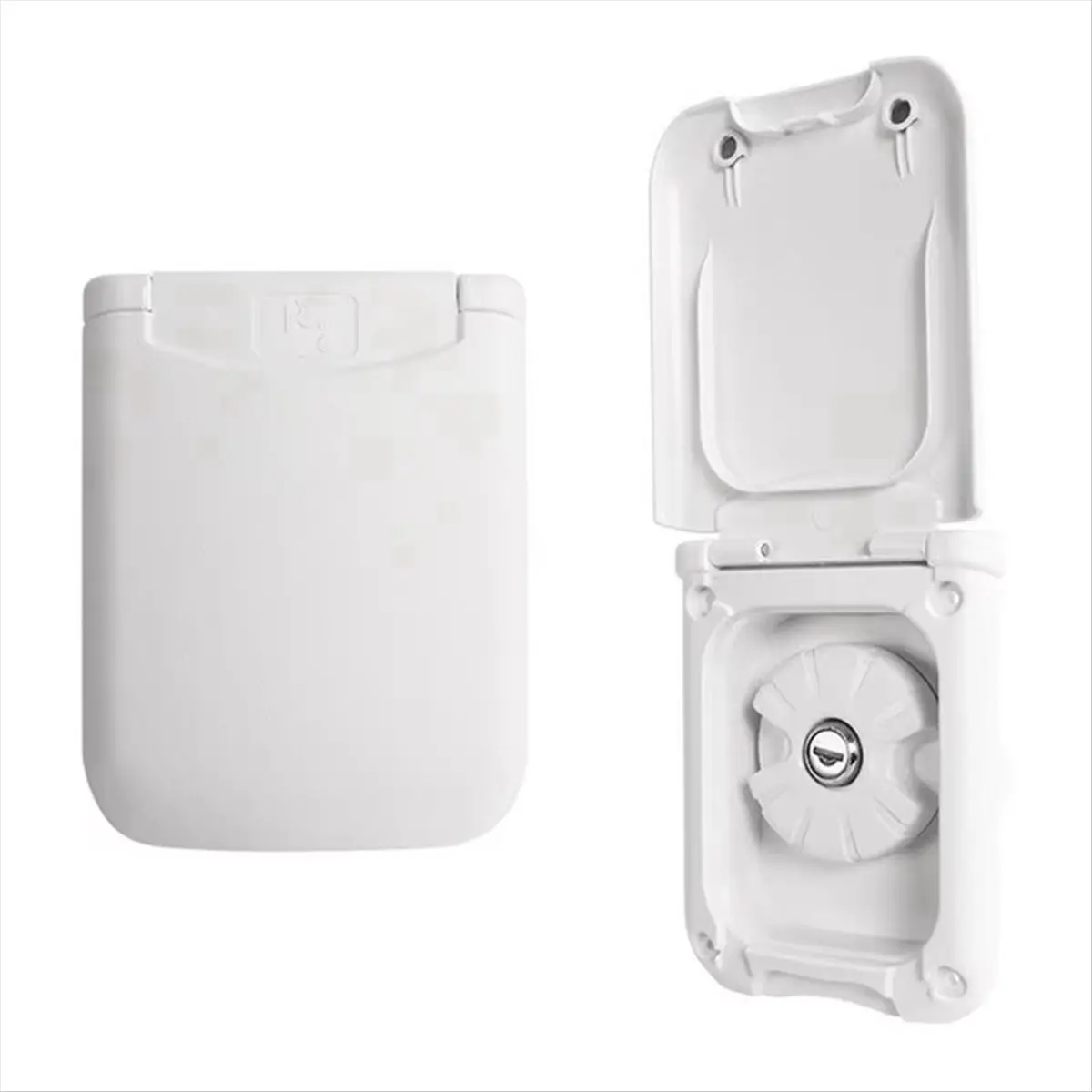 Super Sale Camper Gravity Water Inlet+Cover RV Fresh Water Fill Hatch Inlet Filter Lockable RV Water Inlet Cover Trailer Tank Wh