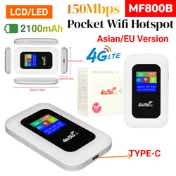4G Lte Router Wireless Wifi Portable Modem Mini Outdoor Hotspot 150Mbps 2100mAh Pocket Wifi Hotspot for Home Office RV Camping