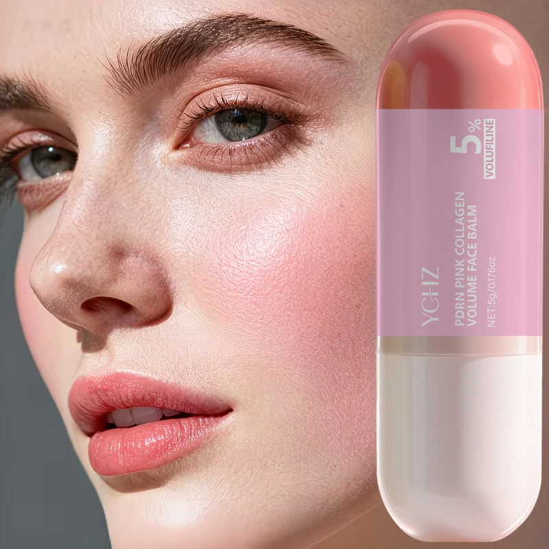 Collagen Moisturizing Stick, Lightweight and Delicate Texture, Gentle Nourishment, Comfortable All Day Long, Moisturizing Day and Night, Suitable for All Skin Types, Ideal as a Pre-Makeup Primer