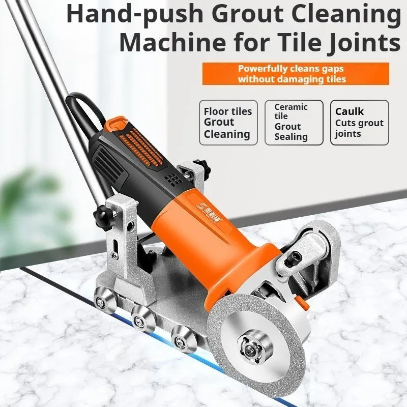 

Electric Tile Grout Cleaning Machine Handheld Grout Remover Angle Grinder Bracket Floor Seam Cleaning Finishing Power Tools