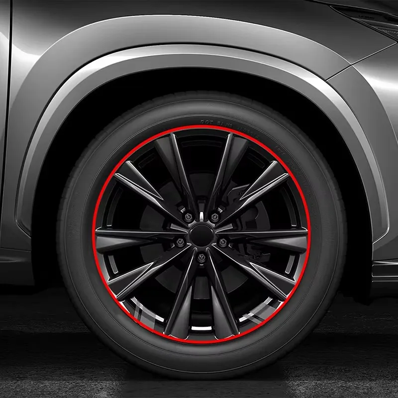 Felgenschutzstreifen für Autos, Reifenschutz, Dekorative Gummileiste, Verschiedene Farben, Auto-Styling-Aufkleber, 8 Meter – Detail 7