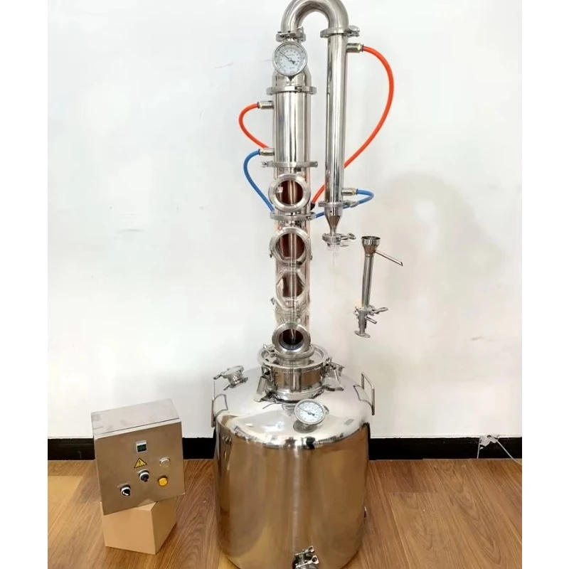 Home Distiller 30L 50L 100L 200L Condenser Distillation Column Vodka Distilling Machine