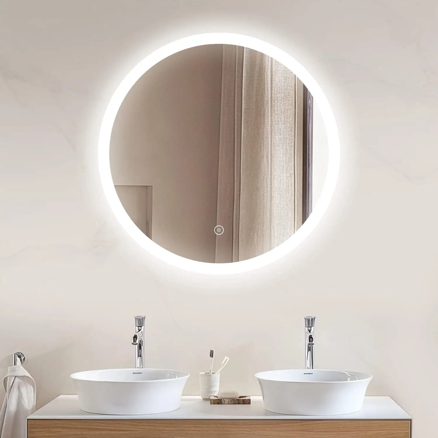 

Decor Decoration Wall Smart Make Up Cosmetic Dressing Salon Furniture ed Illuminated Backlit Bathroom LED Mirror